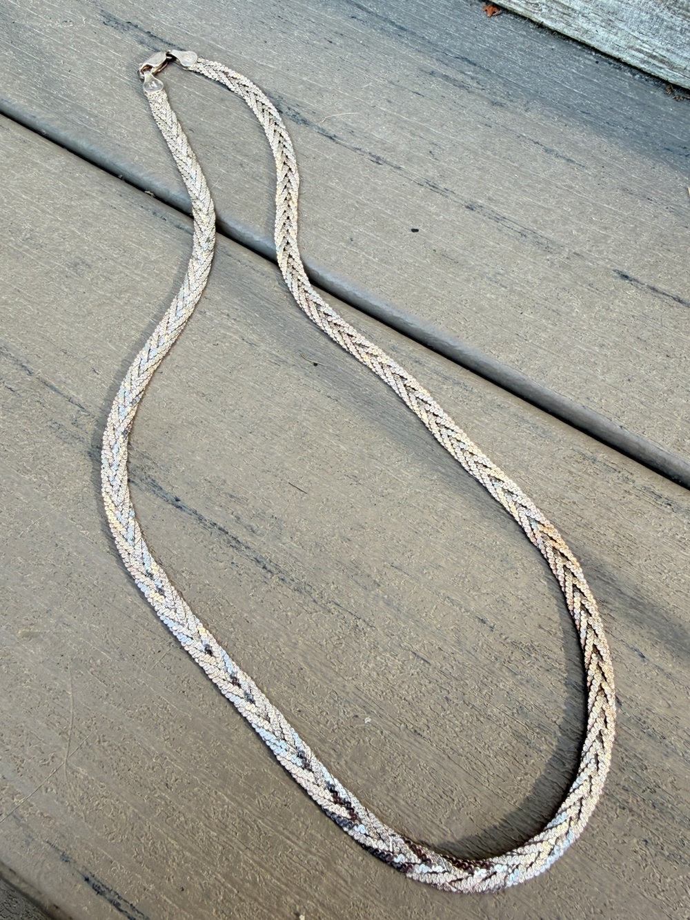 ~19.5” Milor Italy Sterling Silver braided 6mm thick necklace! - Picture 1 of 13
